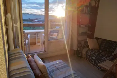 Image de Charmant T2 bis + mezzanine avec beau volume en face de la dune avec vue sur mer