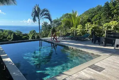 Image de Sainte Luce, Villa \"Vie de rêve\" sur les hauteurs, piscine privée, 3 chambres