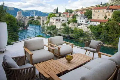 Image de Mostar's most coveted view of Stari Most from your terrace