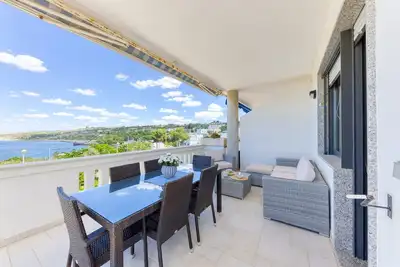 Image de Appartement 'Baia Dei Sogni - Ariae' avec vue mer, Wi-Fi et climatisation