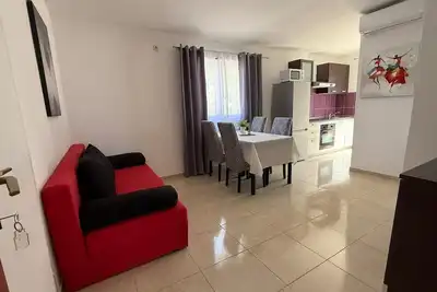 Image de Appartement d'une chambre avec la terrasse Gradac, Makarska (A-26020-a)
