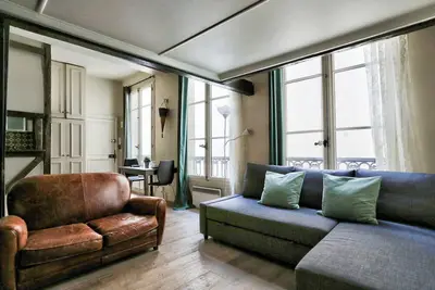 Image de Studio Mezzanine Quartier Luxembourg Free Netflix