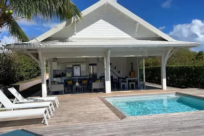 Image de Villa EVERblue vue mer, piscine privée  à 100 m de l'océan pour 8 personnes