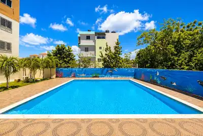 Image de Modern condo 1st floor+pool+playground & 24/7Security