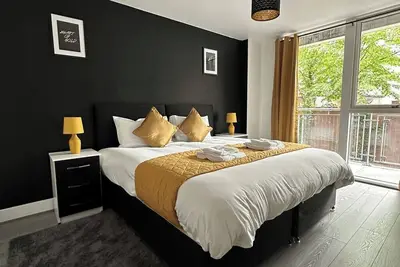 Image de Stylish Birmingham 1br Apartment Sleeps 4 – Walk to Bullring, O2 & Mailbox