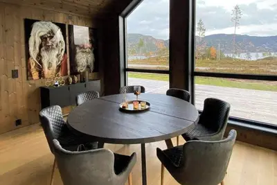 Image de Chalet moderne avec vue panoramique près de Nissedal