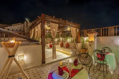 Image de Riad musee\nSpacious 5-bedroom riad in charming Marrakech with Ac