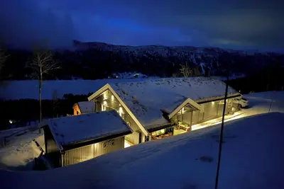Image de Cabane en rondins au pied du Hallingskarvet