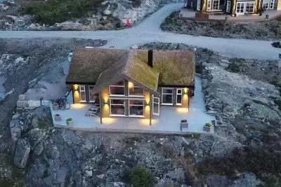 Image de Chalet moderne avec terrain naturel à Gautefall