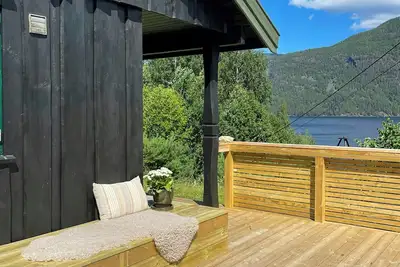 Image de Chalet en altitude avec sauna au bord du lac Tinnsjøen