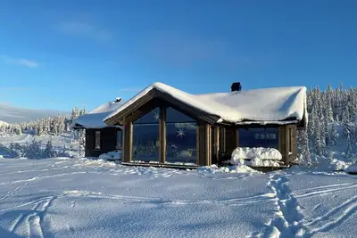 Image de Luxe moderne et ambiance chaleureuse à Flå