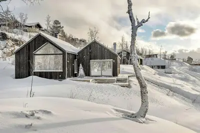 Image de Une cabane moderne en harmonie avec la nature