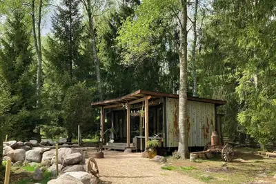 Image de Cabane luxueuse sans électricité à Halland
