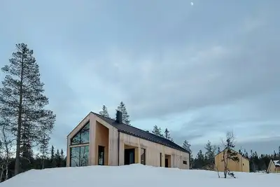 Image de Chalet moderne avec vue sur le Trysilfjellet