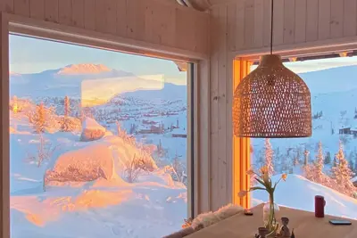 Image de Cabane conçue par un architecte avec vue sur Sigdal