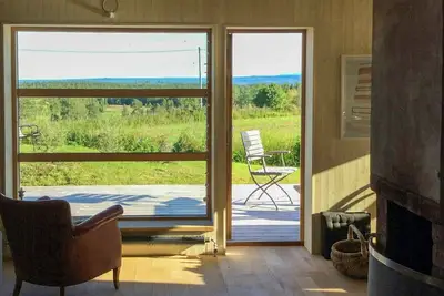 Image de Maison écologique avec vue sur les montagnes à Högåsen, près d'Åre