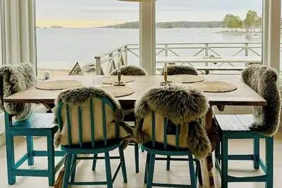 Image de Maison située sur une pointe, avec ponton et sauna, à Söderhamn