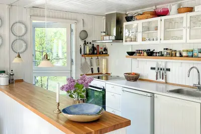 Image de Style scandinave simple près de la plage
