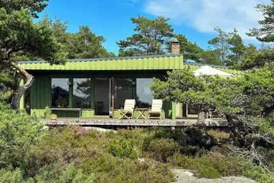 Image de Cabine moderne avec vue sur l'Oslofjord