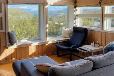 Image de Chalet familial avec vue sur le Folgefonna