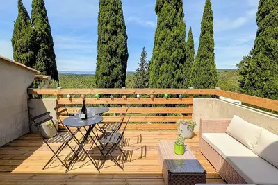 Image de L'Ecrin De Pommayrac, Appartement Nature, Terrasse & Chevaux, proche Carcassonne