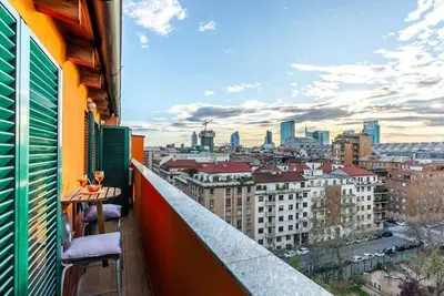 Image de Panoramic Penthouse Milan | Skyline & Metro at 4 min