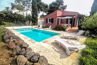 Villa avec piscine, clim et wifi - 7 pers.