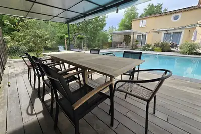 Image de Villa « Superbe Avec Piscine » avec piscine privée, Wi-Fi et climatisation