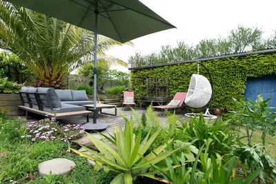 Image de Maison de vacances « Le Petit Baigneur » avec terrasse privée, jardin partagé et Wi-Fi
