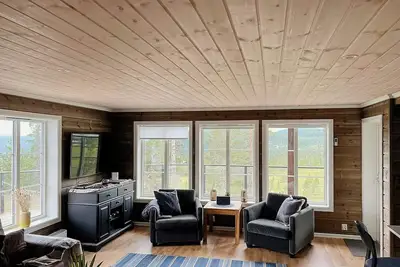 Image de Cabane confortable à 850 mètres au-dessus du niveau de la mer à Veggli
