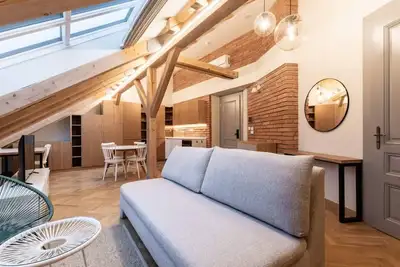 Image de Elegant Attic Loft in Prime Vinohrady