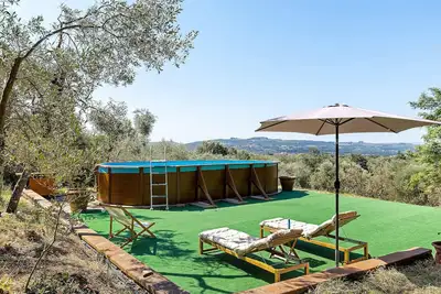 Image de Oasi Toscane : Podere avec piscine privée, vue panoramique et parking privé