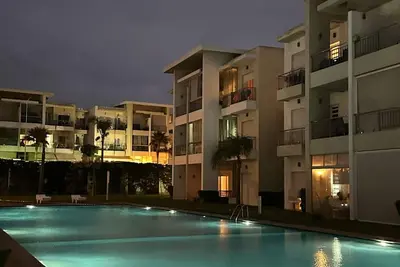 Image de Luxury apartment with pool and private beach in Sidi Rahal