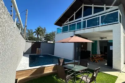 Image de Beachfront + private pool - house for 15 people