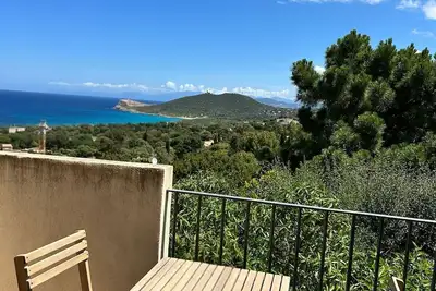 Image de Appartement rénové et climatisé avec vue mer à Corbara