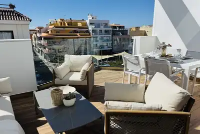 Image de Blue Square Residence Modern 2-Level Apartment Puerto de Santiago - Rooftop Pool