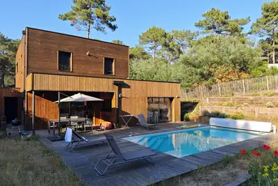 Image de Entre Lac et Océan, à Carcans Maubuisson, maison haut de gamme 14 couchages