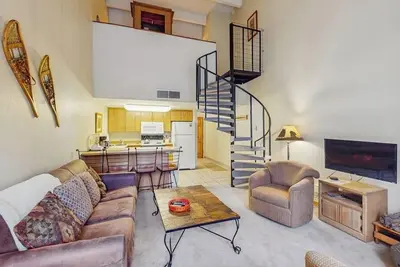 Image de Skier studio with ski views, shared hot tub and sauna - close to ski lifts