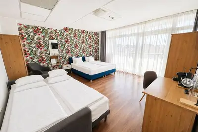 Image de Cosy Family Room bed & breakfast with a rooftop garden in Budapest with Ac