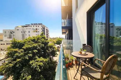 Image de Herzl10 #Tlv View- Luxury 1br & Mamad |SweetyGuest