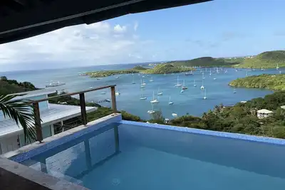 Carribean luxury in the sky!