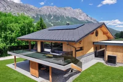 Image de Lodge de luxe entre stations de ski avec sauna