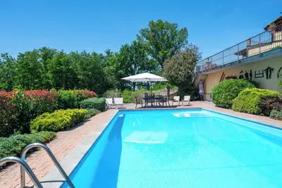 Image de Belle maison de vacances privée avec climatisation, piscine privée, Wifi, patio, vue panoramique