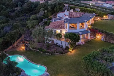 Image de Diamond panoramic sea view villa with pool in downtown Porto Cervo