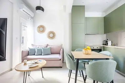 Image de Bright & Stylish 1br with Balcony in Koukaki