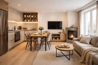 Image de Cozy vacation apartment (70sqm) with barbecue area