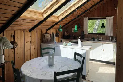 Image de Maison de vacances à Kalmar avec vue sur le lac et chaleur