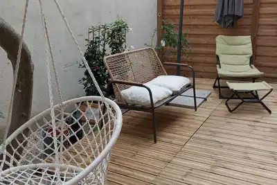 Image de Avec Jardin! Petit appartment à 2 etages à Jean Jaurès-- Lyon 7