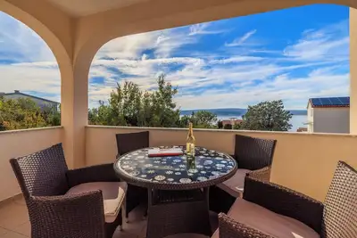 Image de Apartment with balcony and sea view in beautiful Dramalj