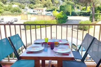 Image de Studio 4 pers avec piscine à 150m mer